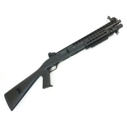 Страйкбольный дробовик Cyma Benelli M3 Super 90, цевье Keymod (CM.365 BK)